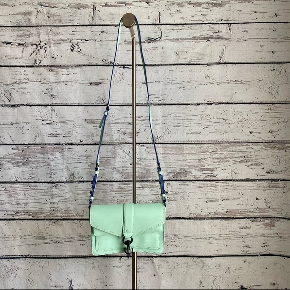 Rebecca Minkoff Cross Body Bag In Seafoam - Picture 1 of 12